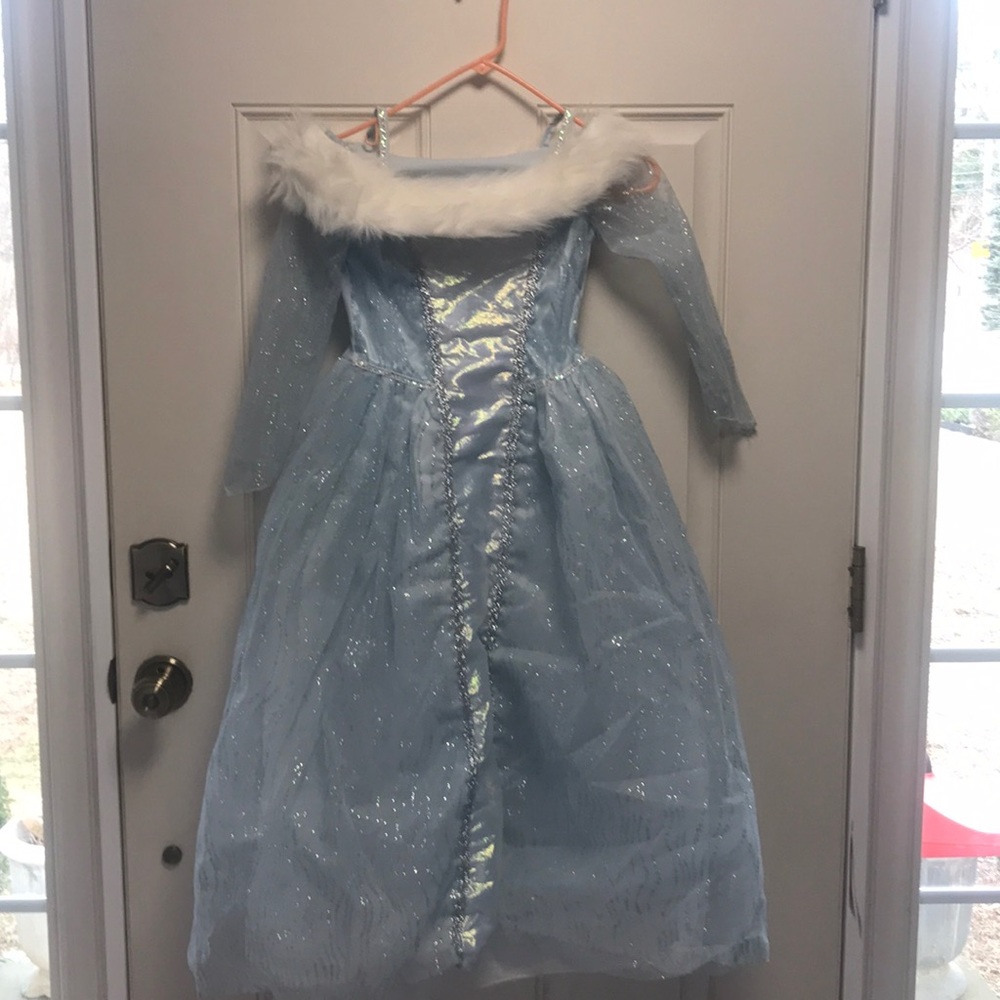 Girls dress Disney 7/8 winter Elsa princess costum